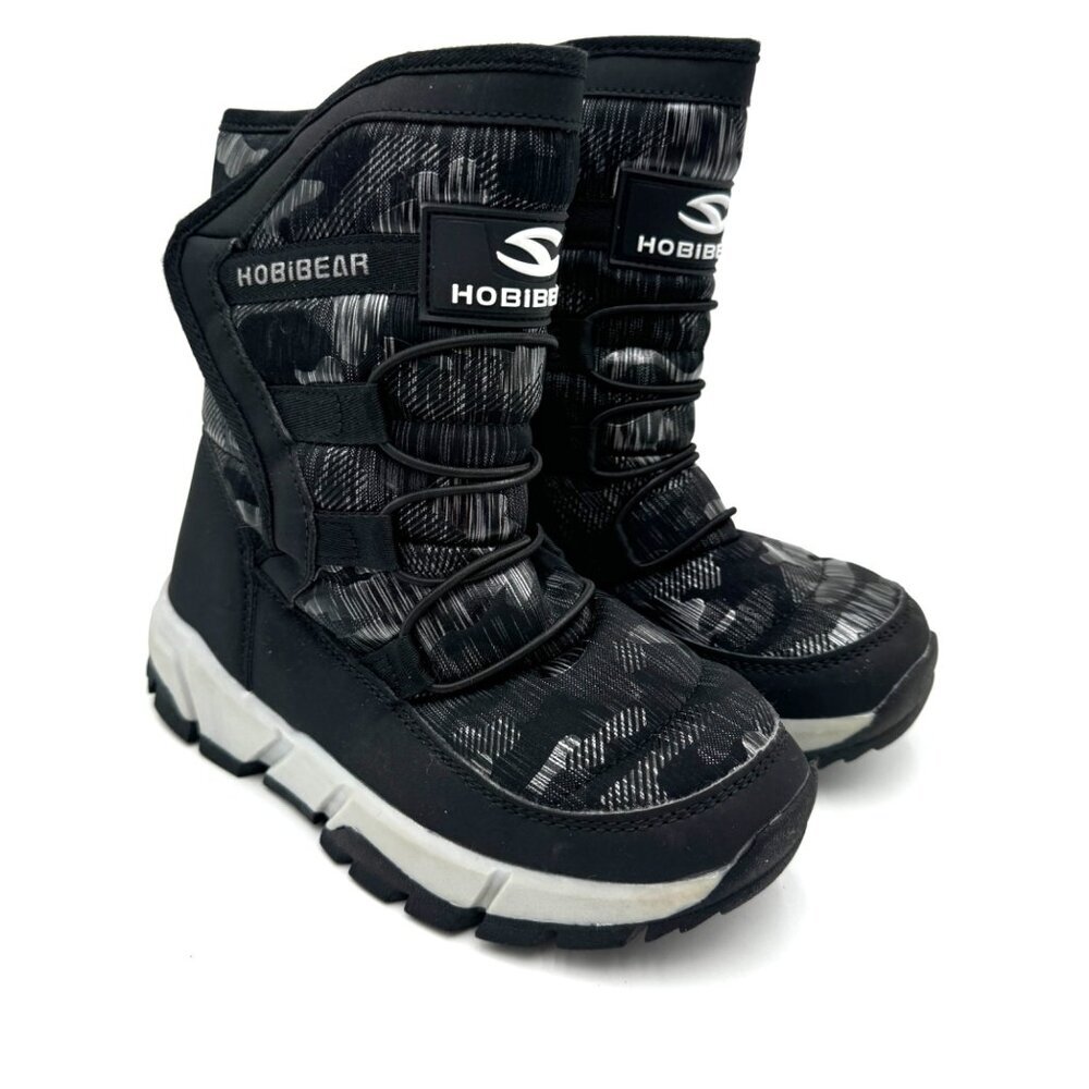 Youth Hobibear winter boots black Like new boys size 2